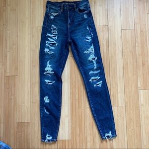 AMERICAN EAGLE CURVY HIGH RISE JEGGING SZ 2 long